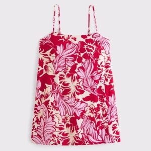 Abercrombie Linen-Blend Button Skort